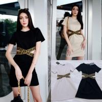 ราคา เดรสสั้นผ้าเทพ✨FendiDress✨ดีเทลเว้าเอวสุดปัง✨ผ้าดีสุดตัวเดียวจบงานNontawat (9468059633)