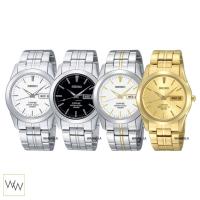 ราคา ของแท้ นาฬิกาข้อมือ ผู้ชาย Seiko Sapphire Quartz สายสแตนเลส ประกันศูนย์ + กล่อง (2011893243)