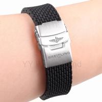 ราคา 18/19/20/21/22/23/24มม.สายรัดซิลิโคนสําหรับ Breitling Timing Super Ocean Avenger NAVITIMERนาฬิกาอุปกรณ์เสริมQuick Releaseสร้อยข้อมือ (29616519363)