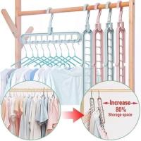 ราคา GANTUNGAN Magic Hanger Organizer ไม้แขวนเสื้อมัลติฟังก์ชั่น / 9 in 1 (50807983860)