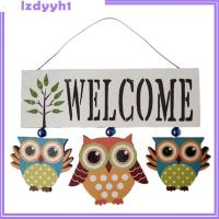 ราคา [JoyDIY] ป้ายไม้ WELCOME ป้ายตกแต่ง ป้ายประตู Made Of Wood, 23x22 Cm (41679419297)