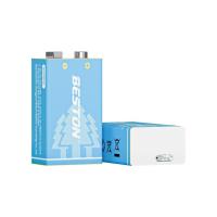 ราคา ถ่านชาร์จ BESTON 9V แบตเตอรี่ชาร์จ 9 โวลต์ 3600mWh Type-C USB 9V Rechargeable Lithium Battery 2 ก้อน คุณภาพสูง ราคาถูก (26420453987)