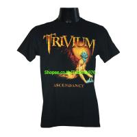 ราคา เสื้อวง Trivium ลาย ปก Ascendancy ทริเวียม เมทัลดีไซน์ดุดัน Album Art สีดำ TVM1770 (3739914971)