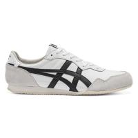 ราคา Onitsuka Tiger Serrano Leather White/Black ของใหม่ ของแท้100% มีกล่องป้ายครบ (25183542329)