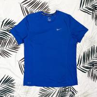 ราคา เสื้อกีฬามือสอง NIKE สีน้ำเงิน แท้ (25913408433)