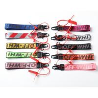 ราคา Off White พวงกุญแจปักผ้าใบสีขาวปิดสายรัดข้อมือพวงกุญแจสายรัดอุปกรณ์กุญแจรถกระเป๋าสตางค์กางเกงยีนส์อินเทรนด์จี้ตัวอักษรสายคล้องโทรศัพท์ตกแ (56507085036)