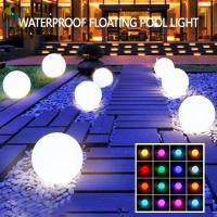 ราคา Led Night Light Ball LED เรืองแสง Ball Light w/Remote 16 RGB เปลี่ยนสี IP68 กันน้ํา LED ลอยไฟสระว่ายน้ํา Ball LED Ball โคมไฟข้างเตียง SHOPTKC3657 (24331727006)