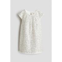 ราคา H&M(เอชแอนด์เอ็ม) เดรสประดับเลื่อม เด็กผู้หญิง 1298756_1 (42167033247)