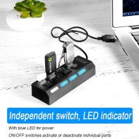 ราคา DF USB HUB 24 4 Port Switch Hi-Speed ON/OFF (11015454136)