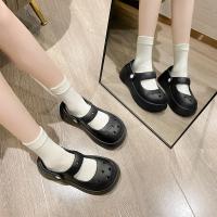 ราคา รองเท้าหัวโต รองเท้าผู้หญิงแฟชั่น ส้นเตี้ย หนา 2-3 ซม พื้นนิ่ม ใส่สบาย พร้อมตัวติด (26051135613)