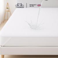 ราคา Thames ผ้ารองกันเปื้อน กันน้ำ100% ส่งตรงจากโรงงาน สําหรับฟูกหนา10-14นิ้ว mattress protector (52106722284)