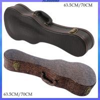 ราคา [Flameer2] Ukulele Hard Case PU Leather Portable Ukulele Bag for Outdoor Concert Travel (41813957939)