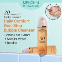 ราคา [MENOKIN] 30 Sec Cotton Bubble Cleanser (DAILY COMFORT) 150ml, Low pH Gentle Facial Cleanser Betaine (27231516557)