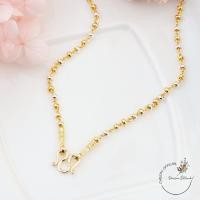 ราคา สร้อยคอสองกษัตริย์ ลายไข่ปลา ยาว18-20นิ้ว ลายสวย พร้อมส่ง (40003991719)