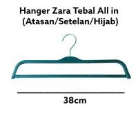 ราคา Zara All In 1 ไม้แขวนเสื้อ Super Premium ความหนา 38 ซม. / ที่แขวนผนัง / ไม้แขวนเสื้อสูท / ไม้แขวนเสื้อโชว์ผ้า (20291386261)