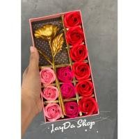 ราคา ดอกกุหลาบสีทอง 24 K +กุหลาบสบู่ (Valentine's Day) (5813830363)
