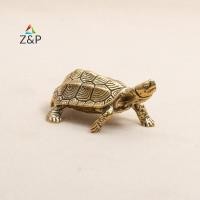 ราคา Z&P Retro ทองเหลืองเต่ารูปปั้นเครื่องประดับเดสก์ท็อปทองแดงเต่า Figurines COD (48357232862)