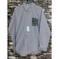 ราคา เสื้อเชิ๊ตสีเทา แบรนด์ Global work Size L (28166814657)