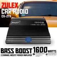 ราคา เพาเวอร์แอมป์ เครื่องเสียงรถยนต์ ZULEX รุ่น CX-275(1600) (29900536203)
