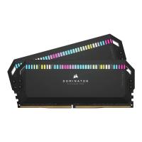 ราคา 32GB (16GBx2) DDR5 6200MHz RAM CORSAIR DOMINATOR PLATINUM RGB DDR5 (BLACK) (CMT32GX5M2X6200C36) (23879504579)