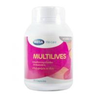 ราคา Mega We Care Multilives เสริมสร้างผิวพรรณ ปรับสมดุลระบบฮอร์โมนผู้หญิง(30 แคปซูล) (181051656)