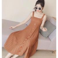 ราคา เดรสผ้าไหมพรม สีน้ำตาลอมส้ม สวยมากค่ะ (1463628830)