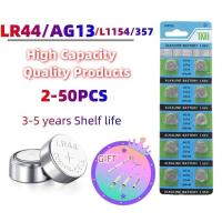 ราคา ชิ้น 2-50 LR44 AG13 เซลล์ 1.5V 357 SR44 LR1154 แบตเตอรี่กระดุม L1154 สำหรับนาฬิกา ของเล่น รีโมท (57801227869)
