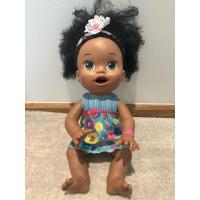 ราคา ตุ๊กตาเบบี้อะไลฟ์ Baby alive มือสองของแท้ ผิวสีงานเครื่องติด พูดได้ขยับปากได้กินได้อึได้ แถมชุดแท้ให้(มีตำหนิ) (22255810763)