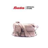 ราคา Bata บาจา ยี่ห้อ Prive กระเป๋าสะพายไหล่ กระเป๋าทรงนิ่ม หนังฟอก สำหรับผู้หญิง รุ่น Katie สีโทป 9924230 (12308882168)