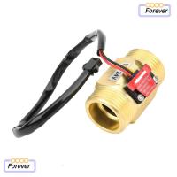 ราคา FOREVER Hall Sensor Switch, 2 ~ 50L/MIN YF-B10 Hall Flowmeter, Flow Switch G1in DC24V ทองเหลือง Turbine Meter Water Flow Monitoring (52806164859)