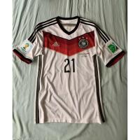 ราคา เสื้อทีมชาติเยอรมัน DFB Germany Home Jersey WORLD CUP 2014 Brasil ติดชื่อ เบอร์ MARCO REUS Flock #21 อาร์มบอลโลก 2014 (8948974974)