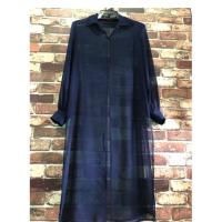 ราคา เสื้อคลุมแขนยาวผ้าชีฟองสีน้ำเงินมือ2 (6537042720)