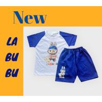 ราคา ชุดเด็ก แขนสั้นคู่ขาสั้น ชุดลาบูบู้ (24225729665)