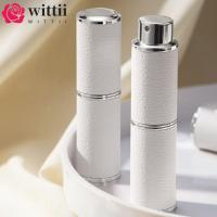 ราคา WITTII 8 ml Liquid Container, Mini Liner Glass Perfume Atomizer, Refillable Rotary Press Type High-end Leather Cosmetic Containers Gift (44079643046)