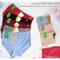 ราคา Polini CD 6pc - Polini 283 กางเกงชั้นในสตรีผ้าฝ้ายนุ่มพิเศษ / ซีดีสตรี Polini (23089338798)