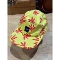 ราคา หมวกสเกตบอร์ด skateboard hat มือสองสภาพดี สีเหลืองแดง HUF (23626011517)