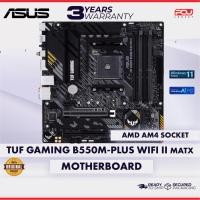 ราคา ASUS TUF GAMING B550M-PLUS WIFI II MATX AM4 MOTHERBOARD (41805301173)
