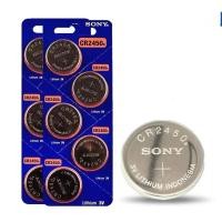 ราคา ถ่านSONY CR2450 Lithium 3V แผง5ก้อน (29679399966)