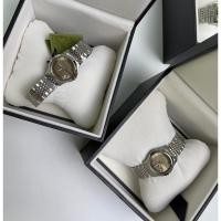 ราคา NewGUCCI G Timeless Watch หน้าปัดน้ำตาล ขนาด 27mm สายตัดได้ ออกชอป + ใบรับประกันค่ะ (23186127525)