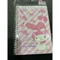 ราคา สมุดโน๊ตลายการ์ตูน มีสันห่วง สีชมพู My Melody (41759313843)