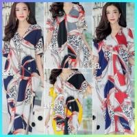 ราคา Oversize Dress เดรสผู้หญิง สาวอวบอ้วน แฟชั่น คอวี cop แขนส่วน งานป้าย ผ้าพริ้ว สีดำ กรม แดง เหลือง ถูก พร้อมส่ง น่ารัก (2018703237)