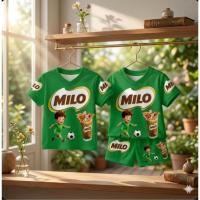 ราคา ชุดเจอร์ซีย์เด็กชายและเด็กหญิงพร้อมนม indomie mi-lo Nyam motif อายุ 6 เดือน-9 ปี (53207949500)