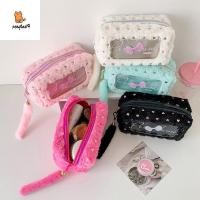 ราคา Pengatao14 ตุ๊กตา PVC Y2K โบว์เครื่องเขียนกระเป๋า Desktop Storage Bowknot สไตล์เกาหลีกรณีดินสอความงาม Ins สไตล์โบว์กระเป๋าดินสอเด็กใหม่ (53657877610)