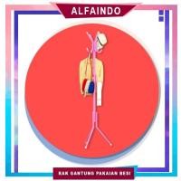 ราคา Alfaindo ราวแขวนหมวกเสื้อแจ็คเก็ตเสื้อผ้า RM007 9 ตะขอ (26809965251)