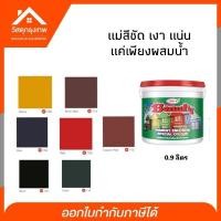 ราคา แม่สีน้ำ 0.9 ลิตร สีแน่นชัด เงา เกาะติดแน่น แม่สีพลาสติก สำหรับทาภายนอกและภายใน (7762465195)