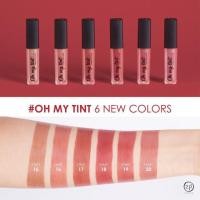 ราคา พร้อมส่ง 20 สี Oh my tint ลิปเนื้อละมุน #แบรนด์ 2P Original (2863112341)