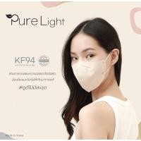 ราคา หน้ากากอนามัยเกาหลี KF94 purelight mask กันฝุ่น pm2.5 Made in korea แมสหน้าเรียว (18893347109)