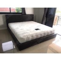 ราคา เตียงดีไซน์ รุ่นมีขอบเตียง หุ้มด้วยผ้า หนังpu เลือกสีได้ (2116689872)