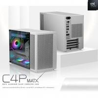 ราคา Dfy MATX เคสคอมพิวเตอร์ gaming CASE PC (เคสพีซี) tempered glass Silver All Aluminium MATX Host ATX Power Side Transparent 360 Water-Cooled Desktop Desktop Case (41724945093)