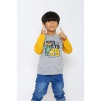 ราคา เสื้อยืดเด็ก Natawa สีเทาเหลือง (45558732652)